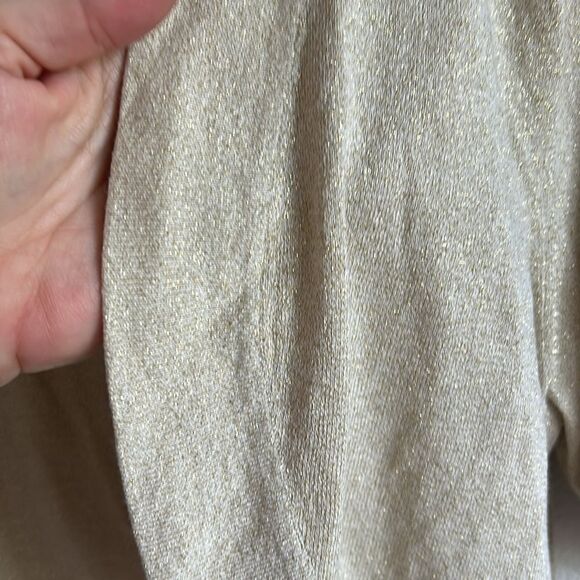 Worthington Gold Ore Lurex Sz L NWT - Picture 2 of 10